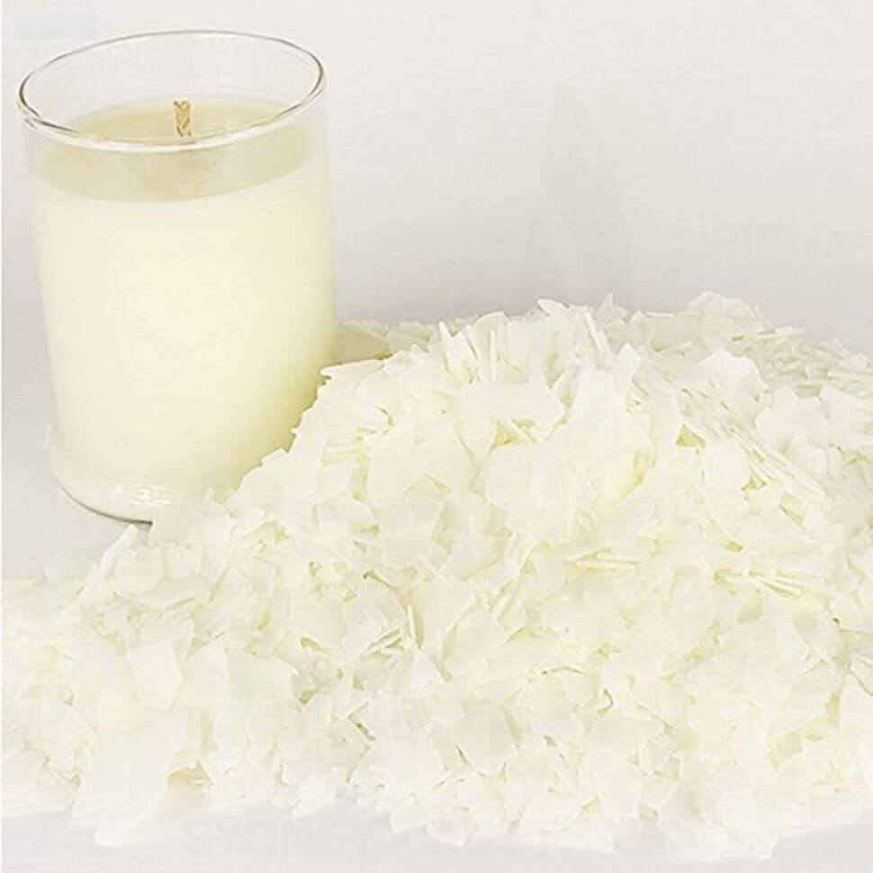 Prokart Soy Wax For Candle Making Flakes Soya Wax Pure 100% And Natural Candle Wax (White Soy Wax, 500Gm)