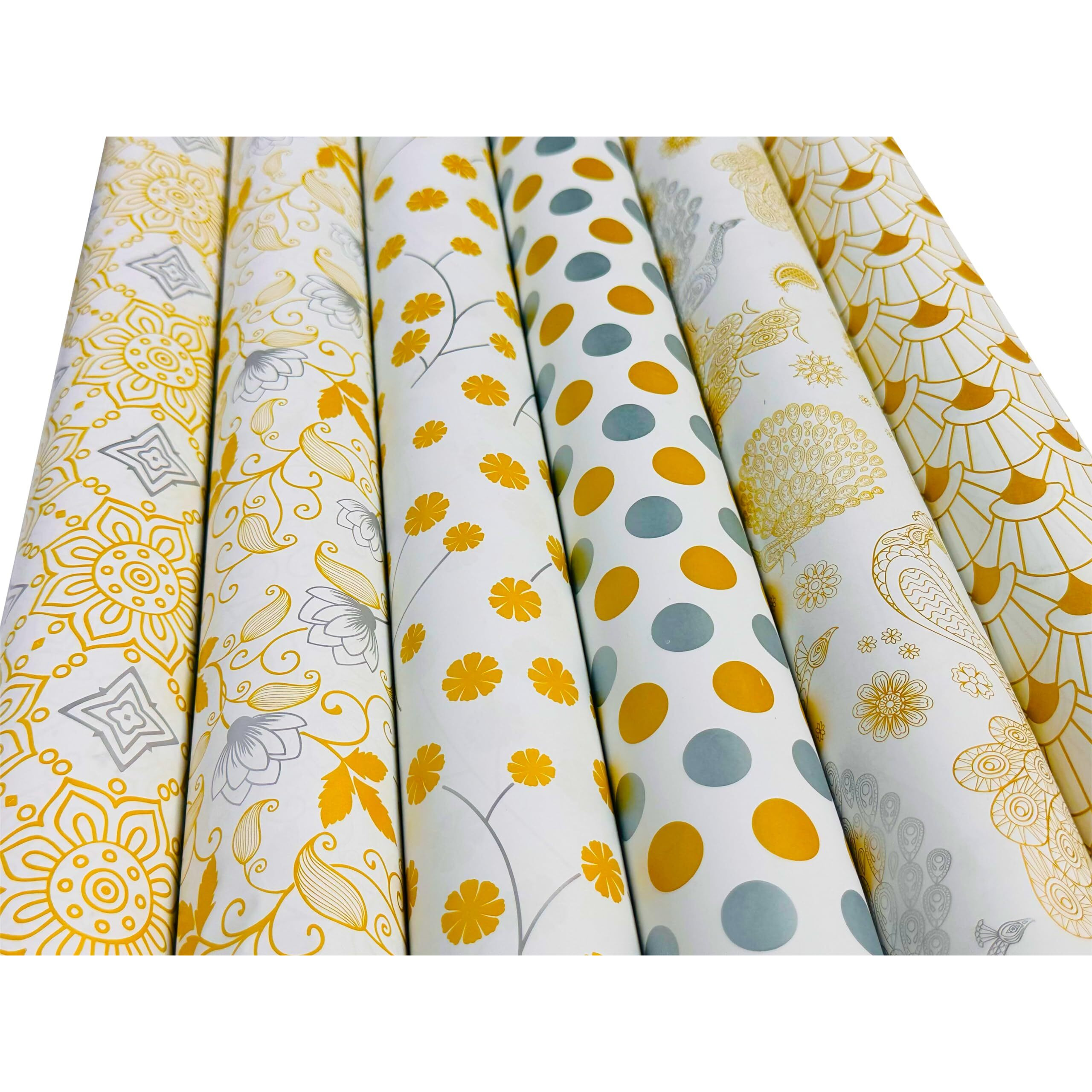 Ofixo (Md3) Premium Design Gift Wrapping Paper Sheet, Gift Wrap Roll, Gift Papers Sheets, Gift Cover Rapping Paper, Gift Packing Materials, Paper Sheet For Gift Packing (Mix Design - Pack Of 6)