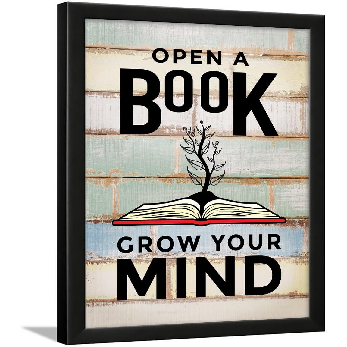 Chaka Chaundh - Book Quotes Wall Frames - Reading Quotes Frame - Book Quotes Poster - Book Wall Art Frame - (14 X 11 Inches)