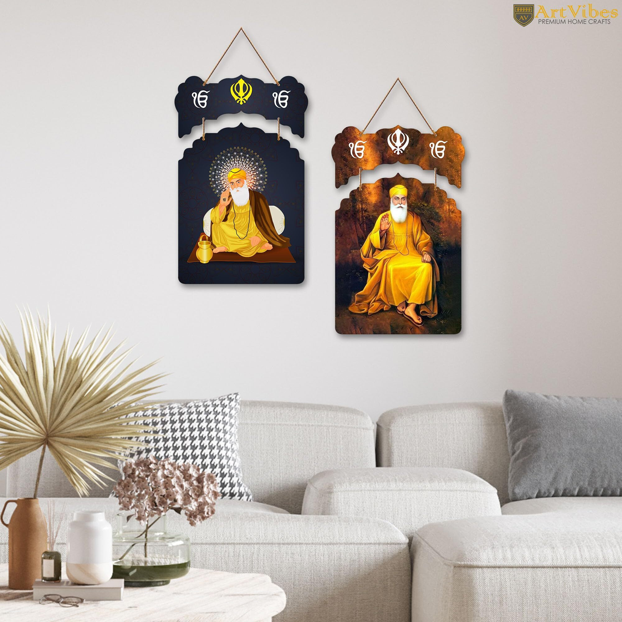 Artvibes Designer Wooden Wall Hanging Decoration Items For Home | Gifts | Bedroom | Wooden Wall Hanger | Mdf Wall Decoration For Living Room | Modern Decor Items (Wh_9211N)