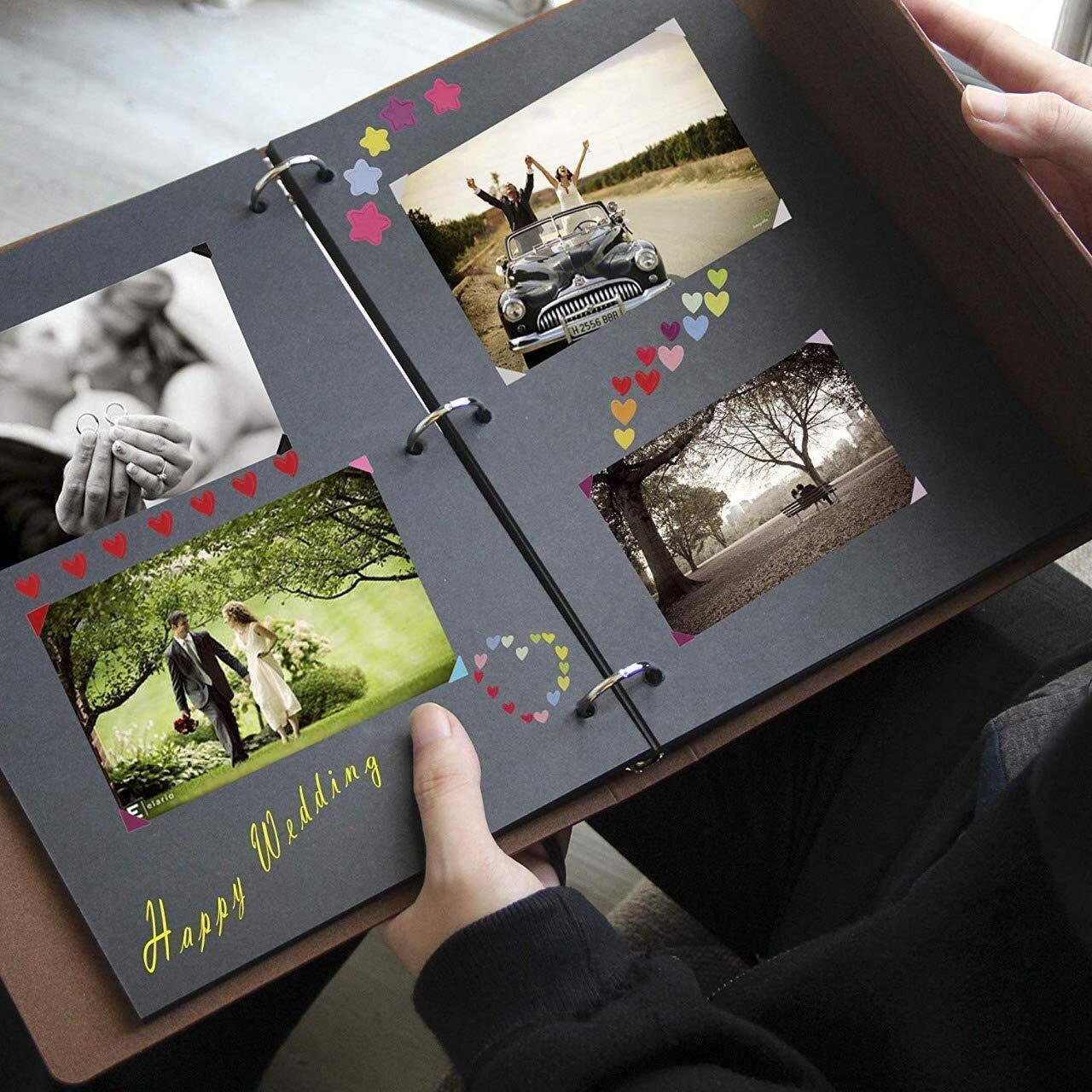 Printelligent Diy Scrapbook Photo Album Diary - Creative Gifts For Anniversary - Birthday- By Printelligent