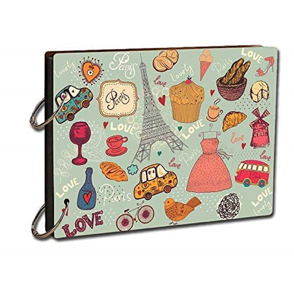 Printelligent Gift For Loved Ones Craft Scrapbook Photo Book Travel Diary Album Model No. Scrapbook_News_56