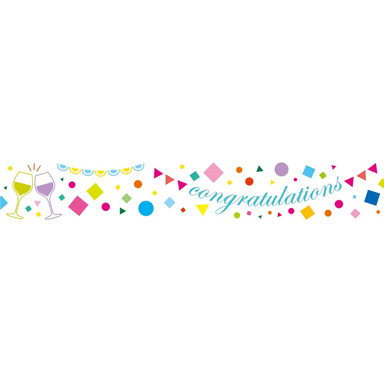Mt Washi Masking Tape Ex Series, 15 Mm X 10 Mtrs Shade - Cheers, (Pack Of 1)