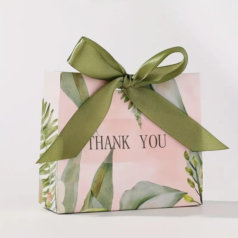 Satyam Kraft 10 Pcs Elegant Candy Folding Paper Boxes With Handle | Delightful Favor Packaging For Rakhi&RakshaBandhan, Birthday, Kids Anniversary, Wedding Return Gifts, Party&Craft Essentials