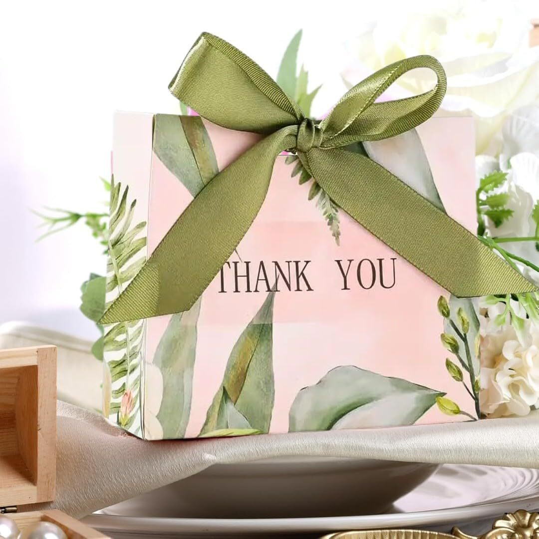 Satyam Kraft 10 Pcs Elegant Candy Folding Paper Boxes With Handle | Delightful Favor Packaging For Rakhi&RakshaBandhan, Birthday, Kids Anniversary, Wedding Return Gifts, Party&Craft Essentials