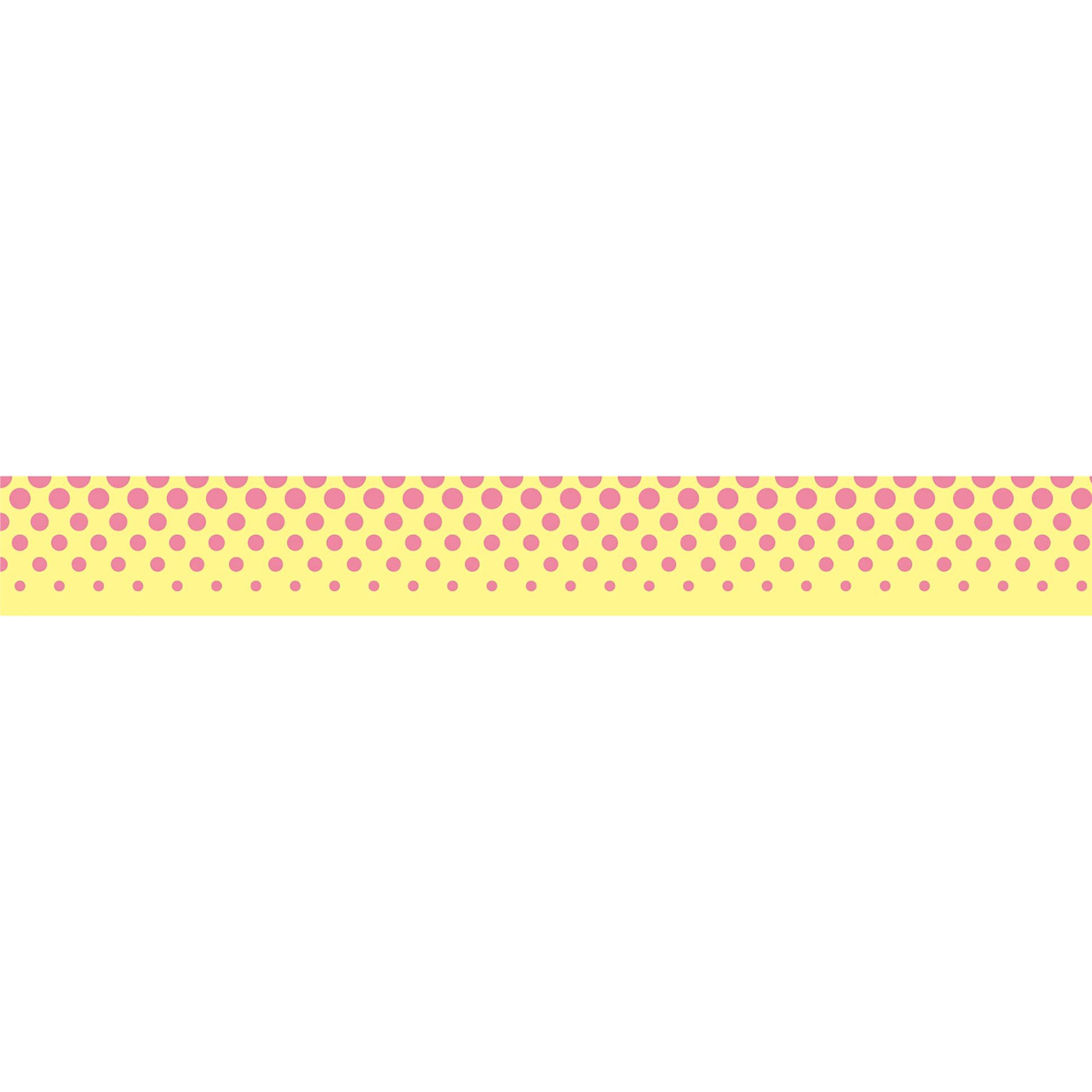 Mt Washi Masking Tape, 15Mm X 7 Mtrs Shade - Pop Dot Yellow, (Pack Of 1)