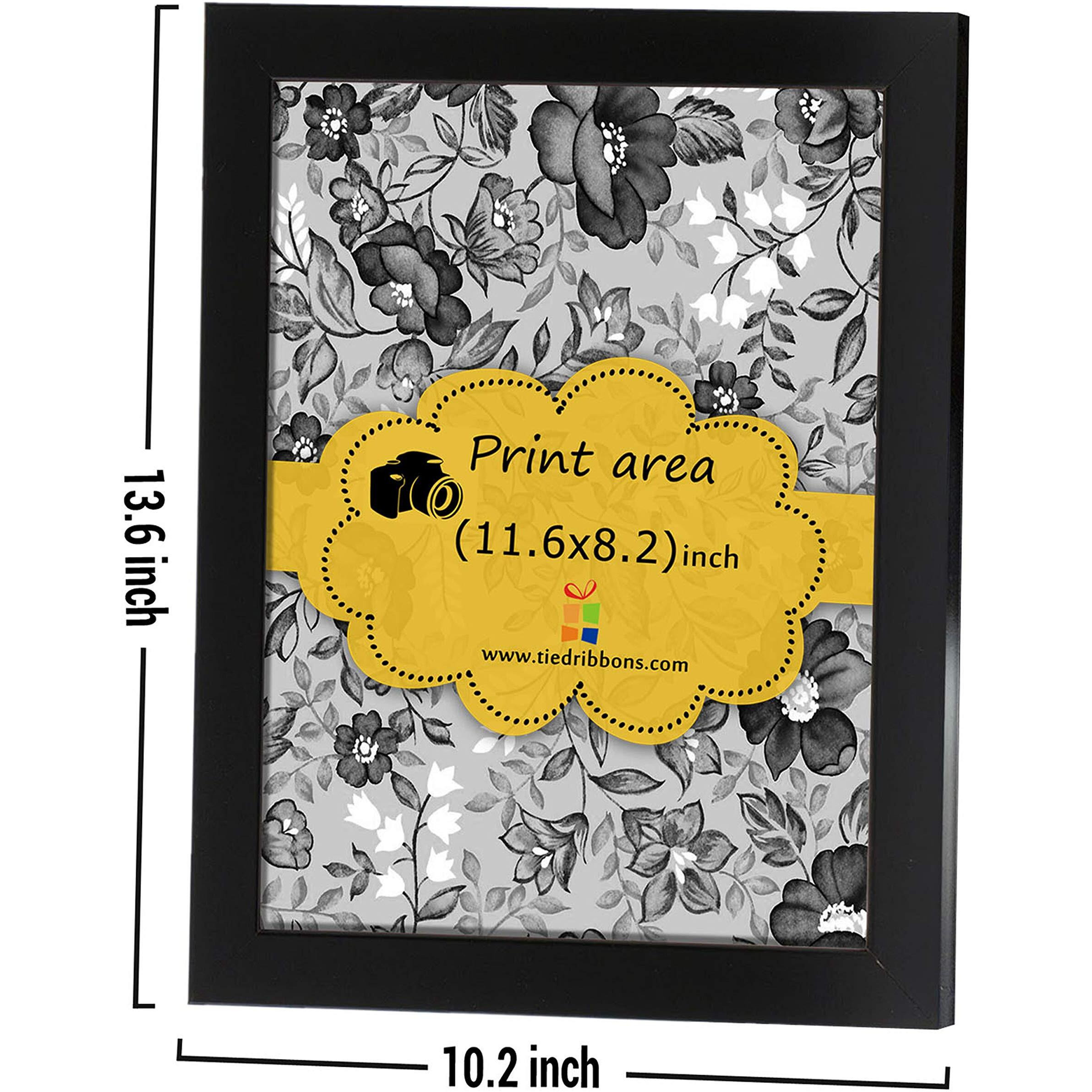 Tied Ribbons Beechwood Awara Dil Typography Music Wall Decorative Framed Poster For Lounges Living Room Hall Bedroom Restaurants Cafes And Home Decor (Multicolour, Standard)