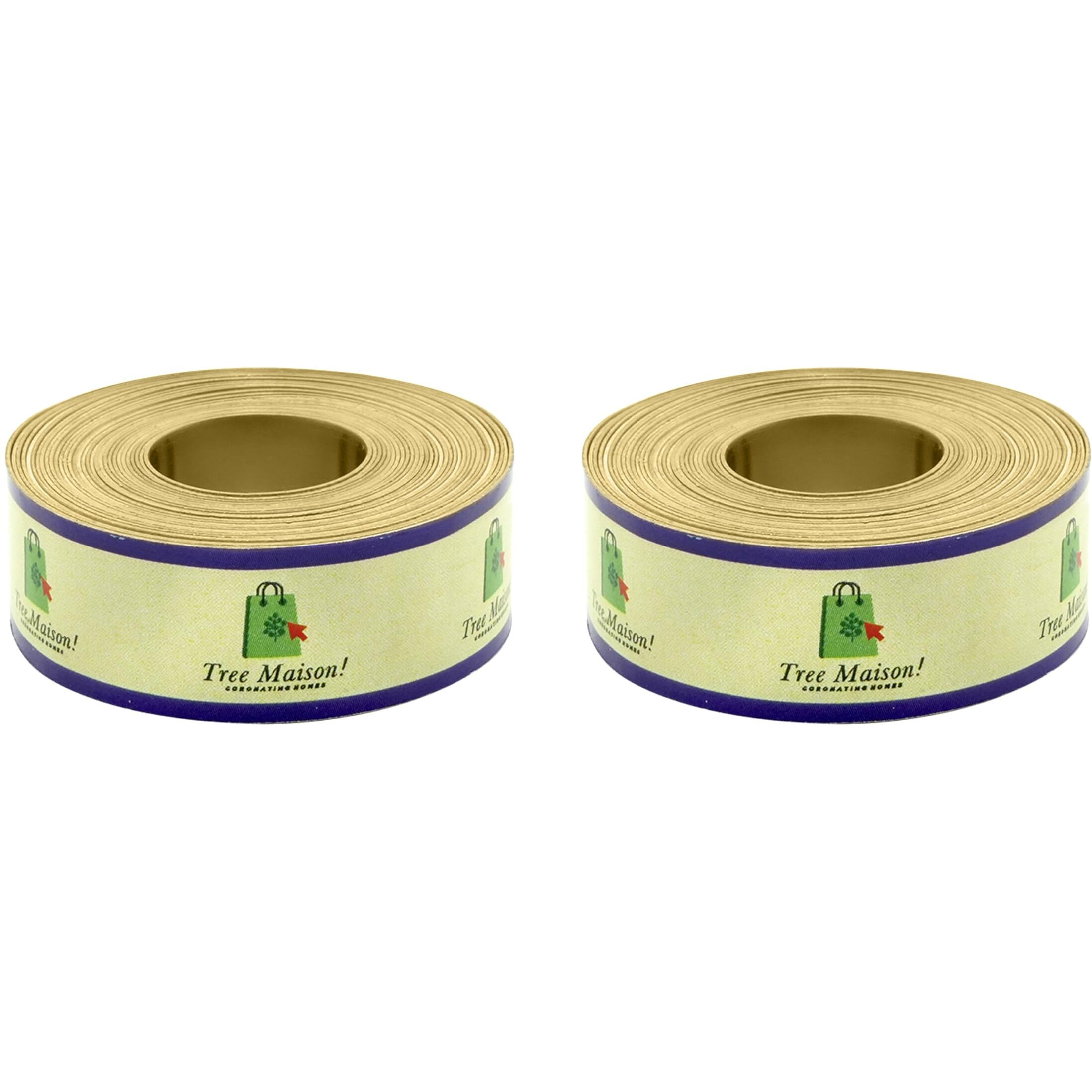 Tree Maison Coronating Homes Brass Strip | 0.5 Inch | Pack Of 2 | Brass Strip For Vastu | Vastu Strip Remedy | Width-12Mm, Thickness-0.3Mm, Length-8 Feet Approx