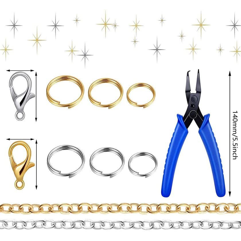 Diy Crafts 10 Pcs, Nickel Silver, Jewellery Making Lobster Clasps Claw Hooks For Necklace And Brac (10 Pcs, Nickel Silver)