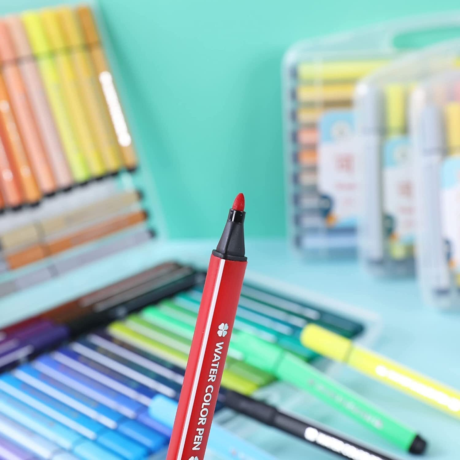 Invite Enterprise Washable Watercolor Pens Set, Coloring Kit Art Markers Color Sketch Pens Set Kids Artists Sketching Drawing Materials Craft Supplies Return Gift[48]