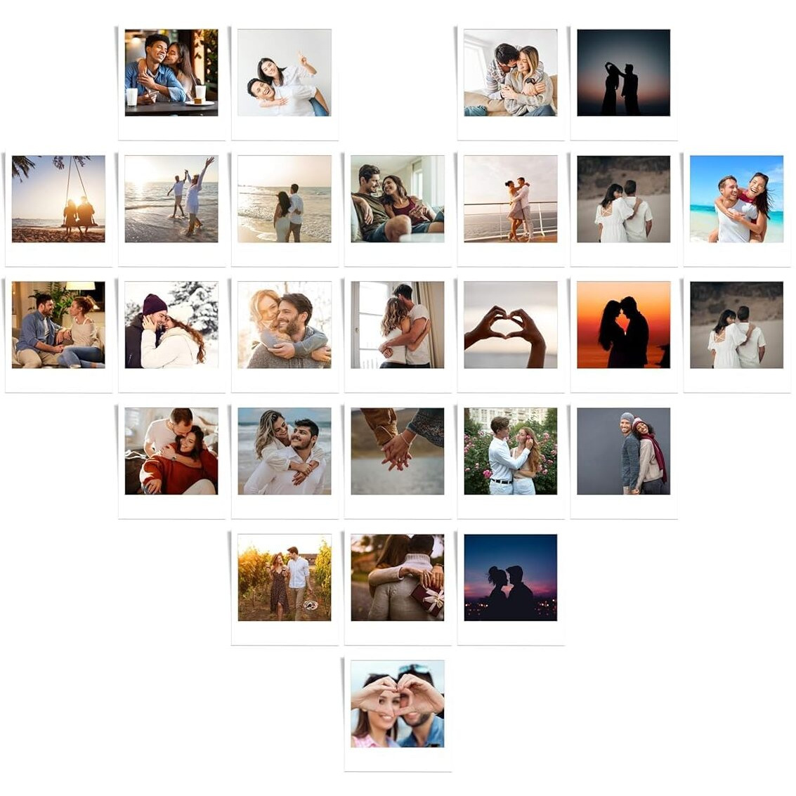 Shree Collection Customised Mini Photo Prints - For Birthday, Anniversary, Personalized Memory Keepsakes For Decorating Your Space, 4X3 Inches (40)