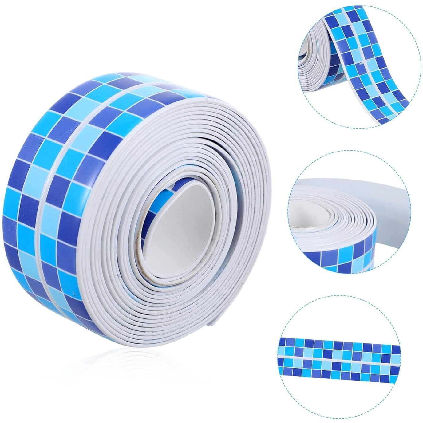 Prostuff.In Corner Protection Waterproof Tape For Kitchen Sink Platform Sticker Bathroom Wall Sealing Strip Basin Decorative Wall Caulk Strip Toilet Sealant, Multi Color 1 Pcs