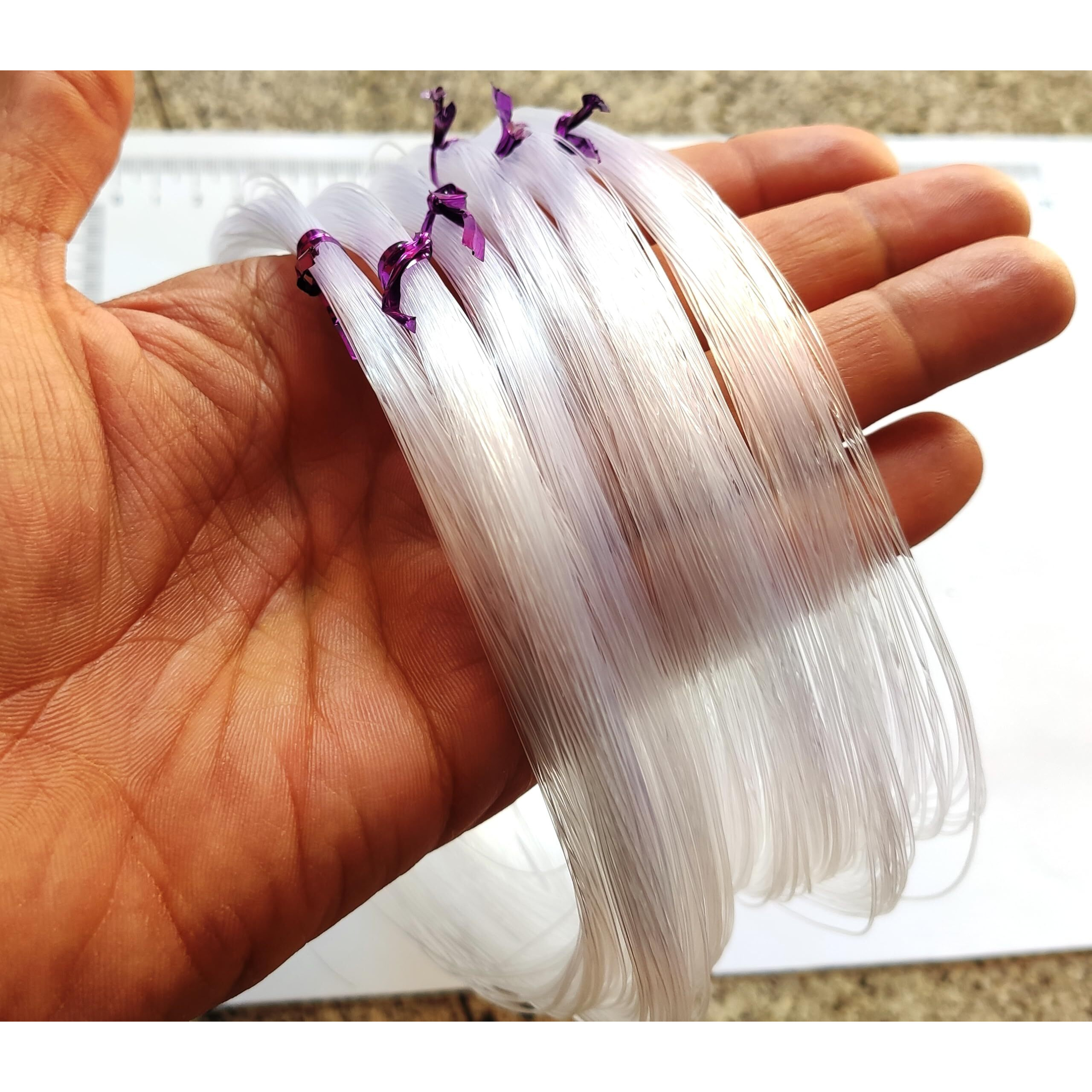 Go-Set-Get 150 Mtrs Nylon String, Thread, Wire, Clear Transparent Thread, Super Strong, Highly Durable, Bead Chains, Decoratives, As A Fishing Line, 0.8Mm (Nylonwire)