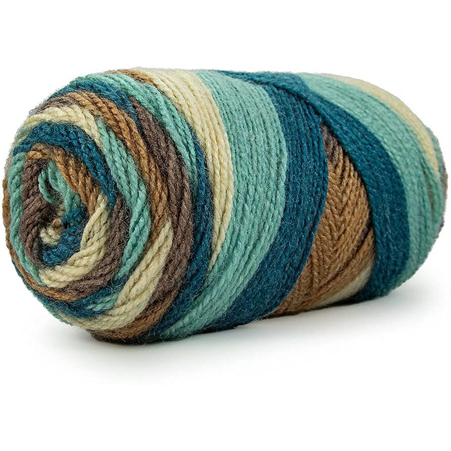 Ganga Soft N Smooth Ombre Intelligent Dk Weight Yarn With Super Soft And Smooth Texture, Comes With An Ombre Effect In White Blue Colour Wool Ball (200 Grams) Suitable For Both Knitting And Crocheting
