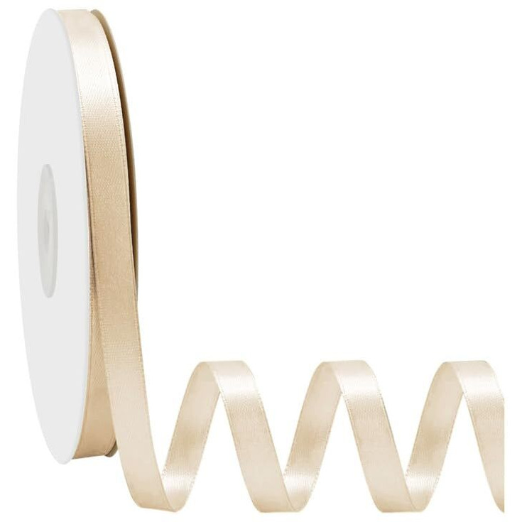 Townbus - 9Mm Ivory | 100 Yards | Double Face Satin Polyester Ribbon | Fabric Tape For Gift Wrapping,Scrapbooking, Flower Bouquet, Arts And Crafts, Diys