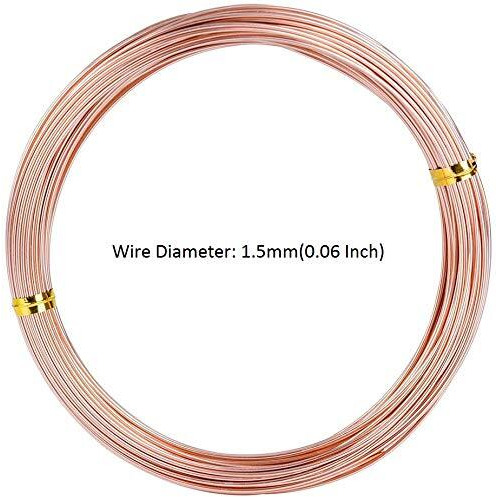 Beadsnfashion Aluminium Wire, Art And Craft Colourful Plated Wire For Jewellery Making, Flower Decoration And Floral Arrangement 3 Pcs Combo, Size 1.5 Mm