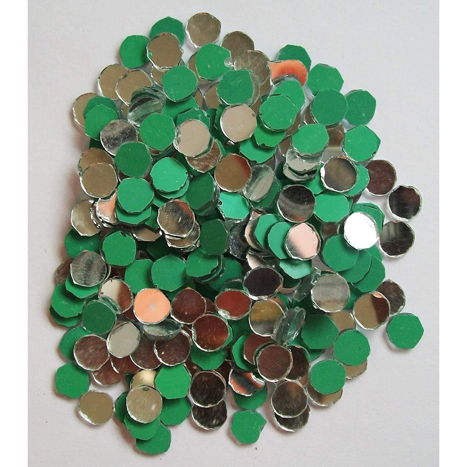 Omx Round Glass Mosaic Pieces For Diy Projects. (2Cm, 200 Pieces)