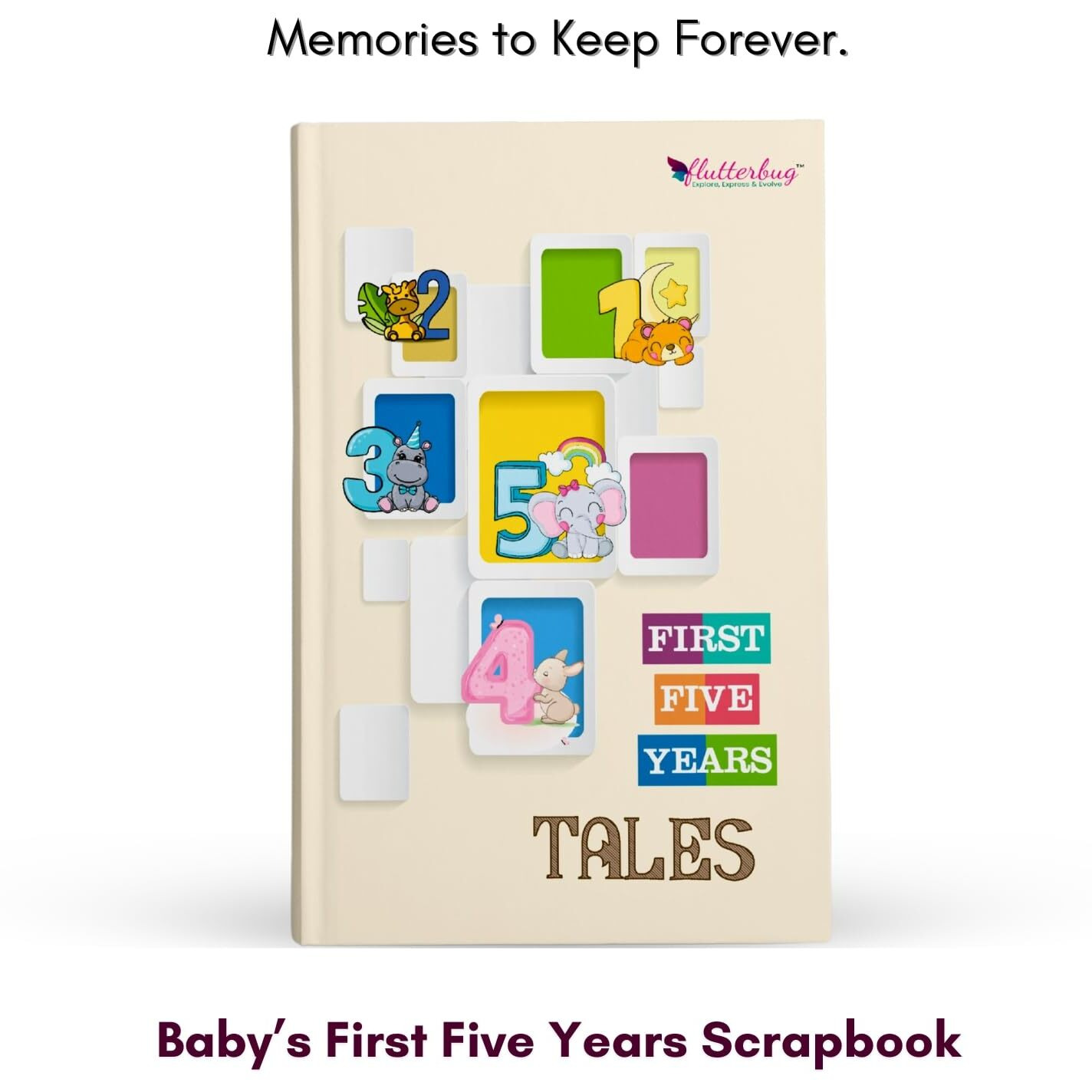 Pamperbug New Parent Gift Set, 4-Pack Baby Memory Books & Keepsake Journals, Baby Shower Gift For Mom & Dad-To-Be
