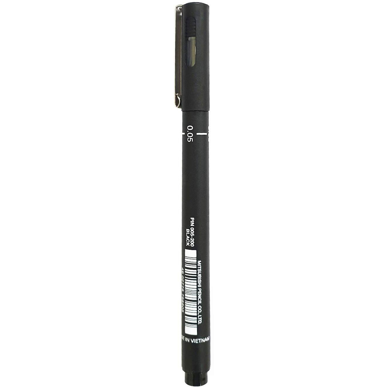 Uni-Ball Pin-200 0.05Mm Fineliner Drawing Pen | Water & Fade Proof Pigment Ink | Ideal For Technical Drawing, Mandala, Calligraphy, Sketching, Doodle Drawing & Diy Crafts | Black Ink, Pack Of 1