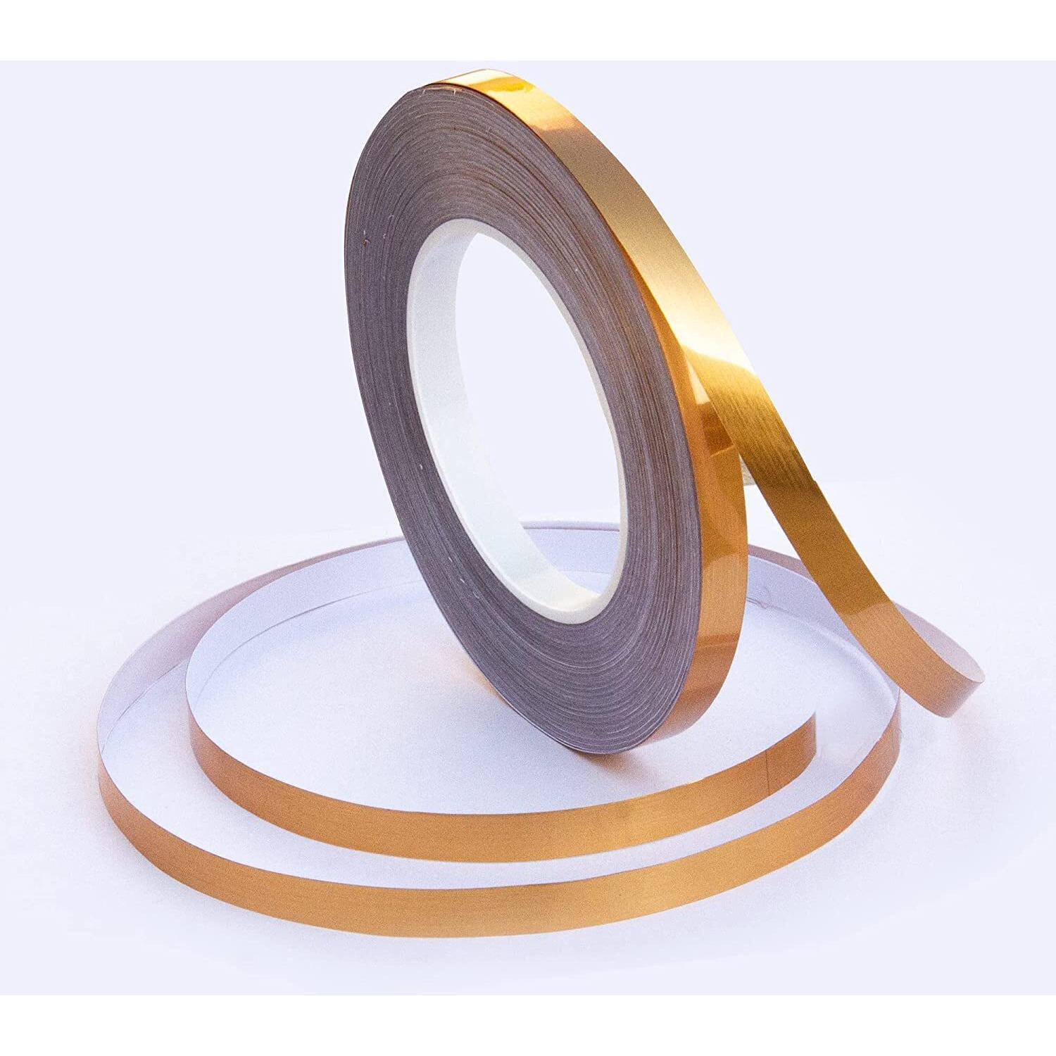 Sudsty Rusaahi Home Tile Sticker Waterproof Gap Sealing Tape Strip Self-Adhesive Tile Decoration Tape For Floor Tiles Wall, Cabinet, Kitchen Decor Tape (Golden)