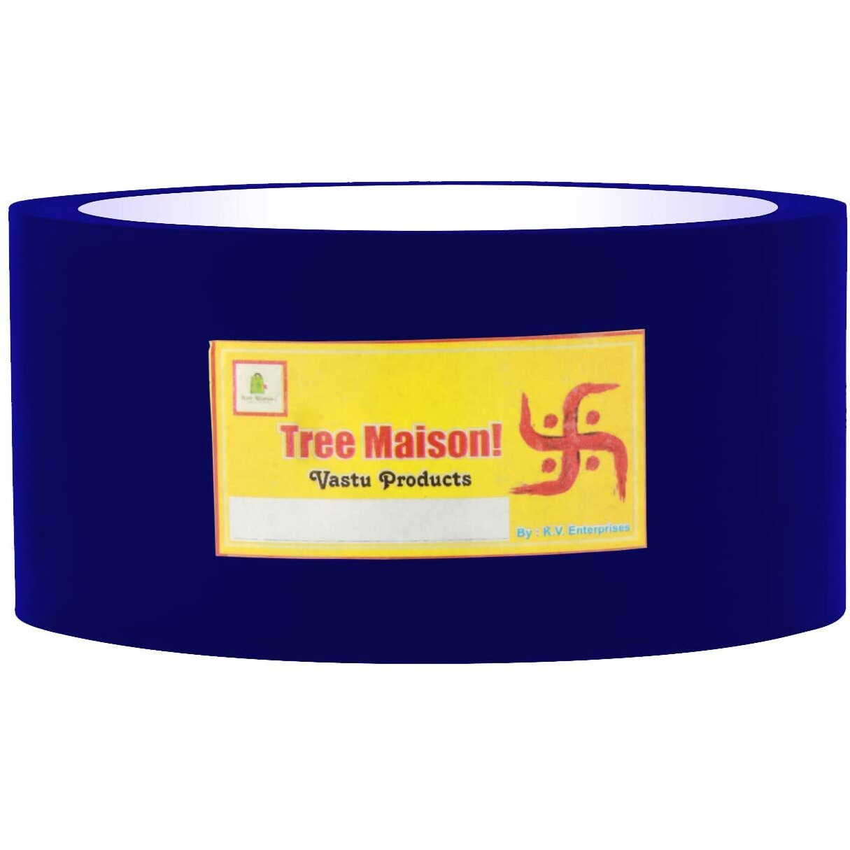 Treemaison Vastu Blue Tape | Size - 2 Inch (48 Mm) Approx | Length- 20 Meter (Approx) | Vastu Tape Remedy For Toilet | Vastu Tape For Main Door Entrance | Tape Remedy | Pack Of 1