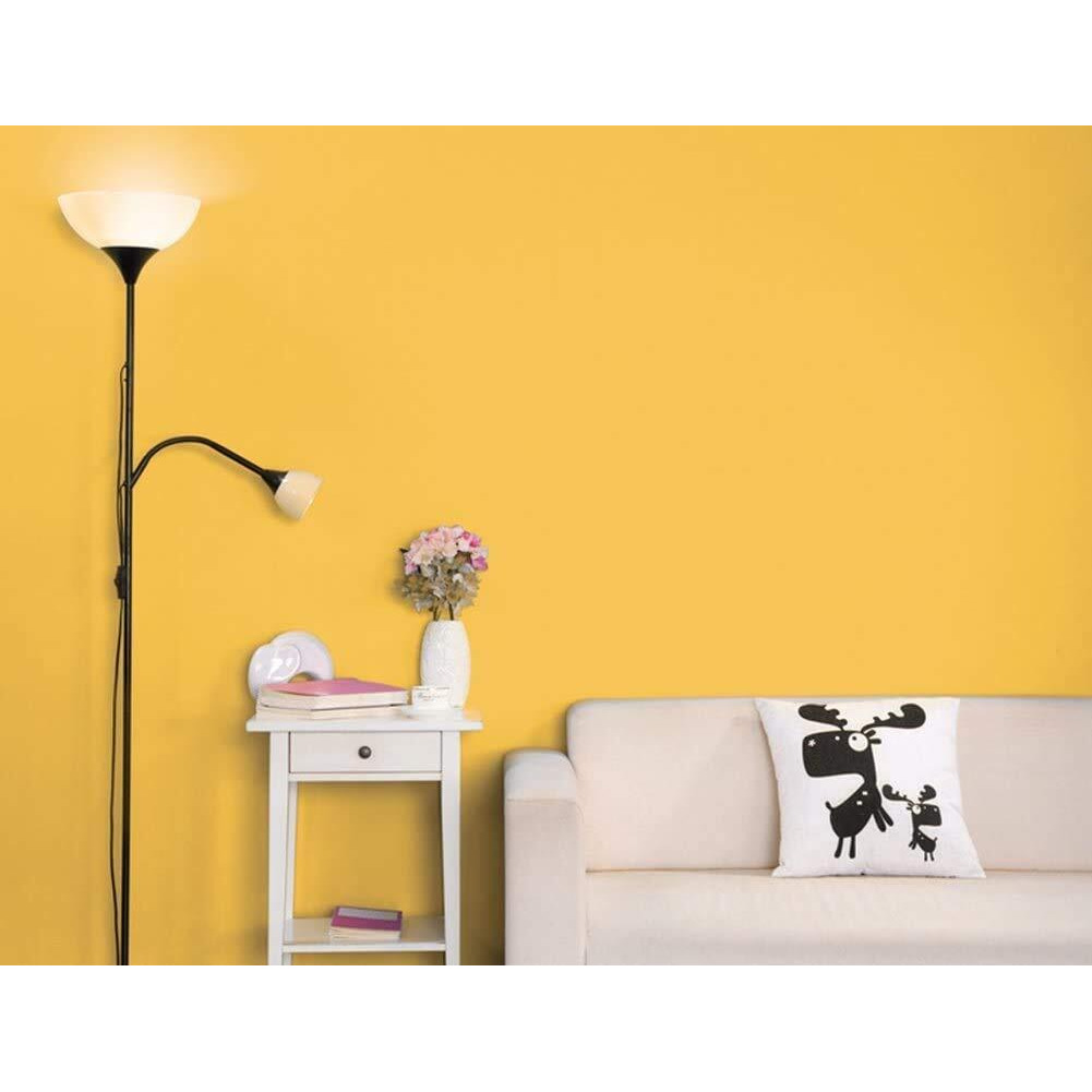 Fusion Vinyl Self Adhesive Wall Door Fridge Sticker, 24 X 60 Inch, Yellow