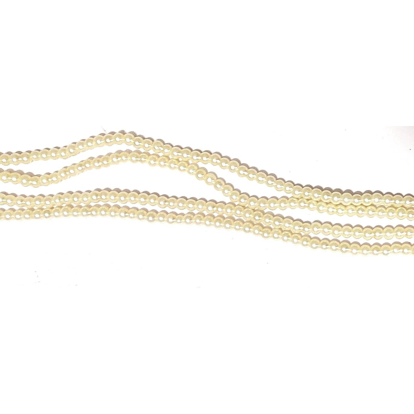 Omx Pearl Glass Beads Craft Jewellery Making (680 Beads) (6 Mm)