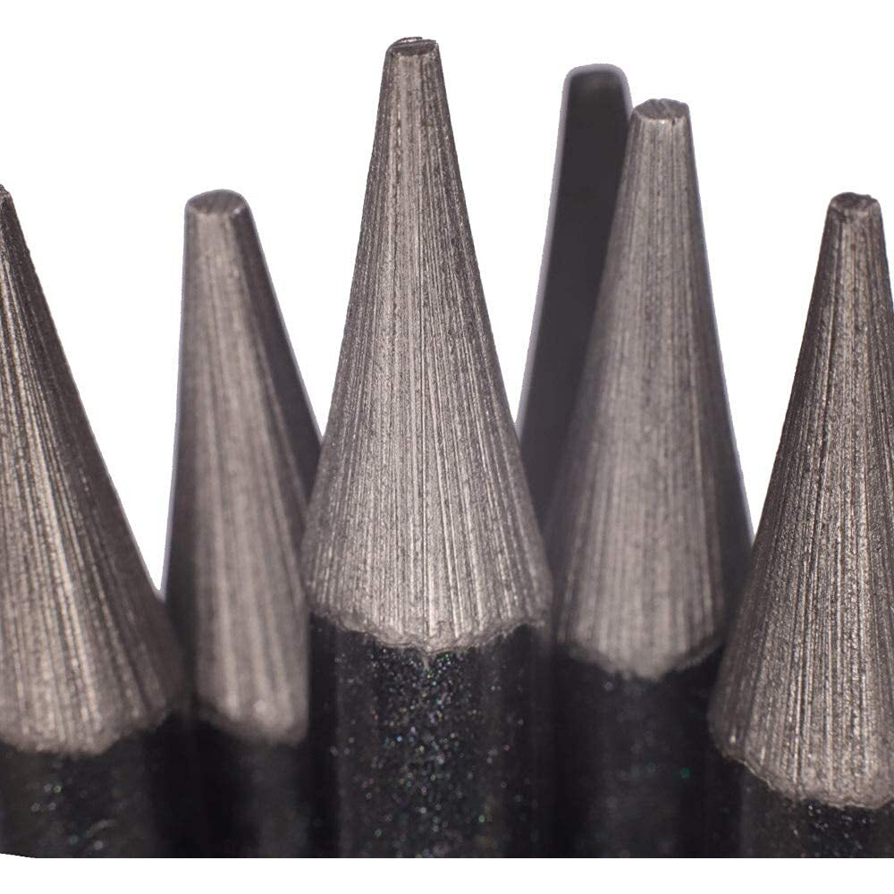 Artbee Woodless Graphite Pencils 6 Piece (Hb, 2B, 4B, 6B, 8B And Ee), Suitable For Sketching, Drawing And Shading
