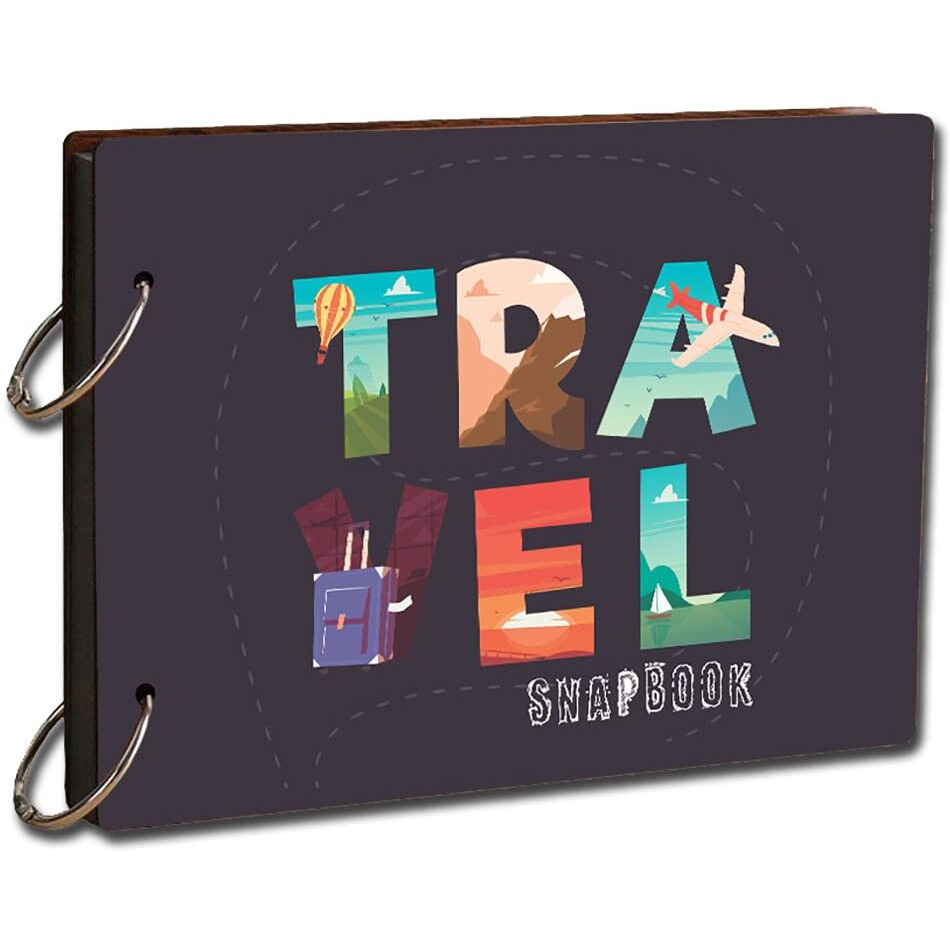 Printelligent Diy Travel Scrapbook Photo Album Diary -Remember And Share All Of Our Favorite Travel Memories- By Printelligent Small 9 X 6.5 Inch