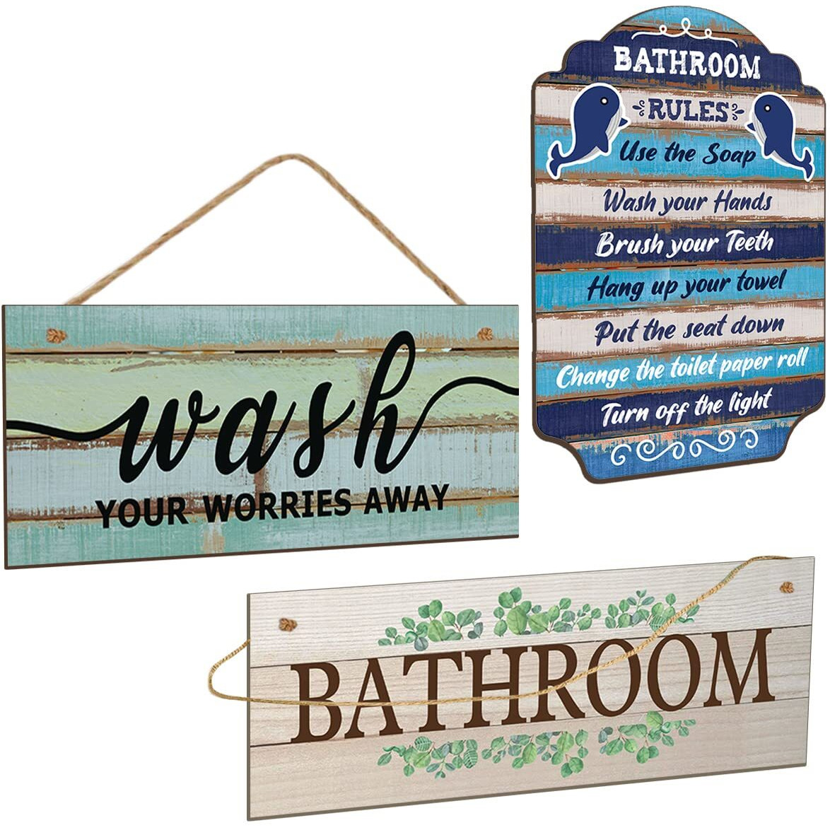 Chaka Chaundh - Bathroom Poster - Bathroom Posters With Frame - Bathroom Quotes Framed Posters - Bathroom Etiquette Poster - Bathroom Rules Poster -(14 X 11 Inches) (Set Of 3 - Bathroom Wall Plaques)