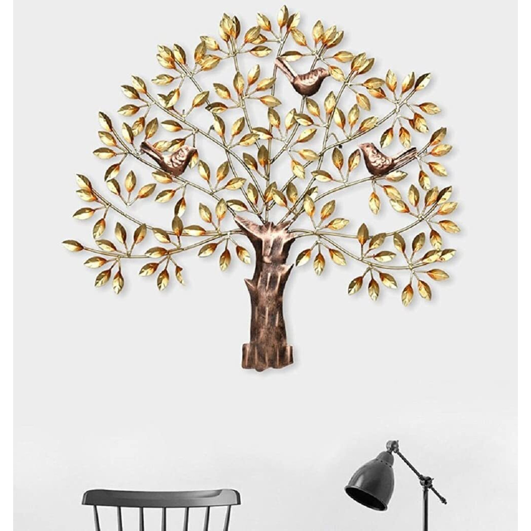 Decore Basket Guitar Letter Box Wall Decor (30*10*7.5 In) | Decoratvie Item For Living Room,Dining Room,Bedroom,Home,Office,Caf And For Gift Purpose, Color(Gold)