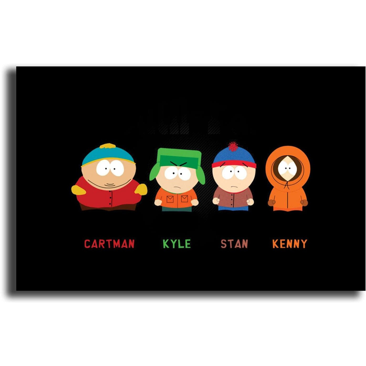 Pixelartz Wall Poster - South Park Characters Art Poster