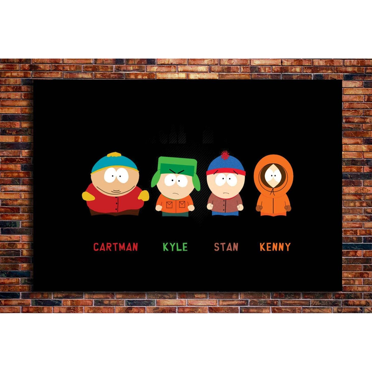 Pixelartz Wall Poster - South Park Characters Art Poster