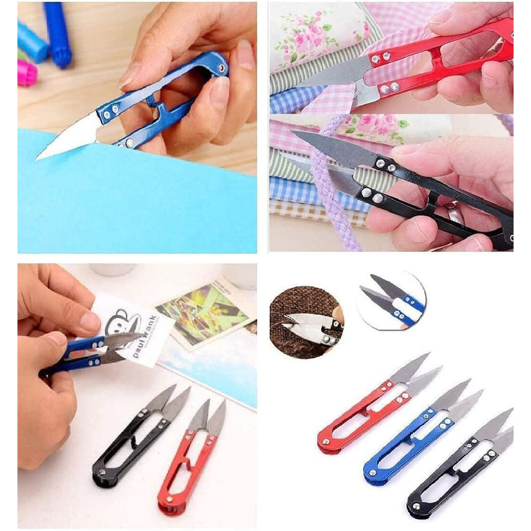 Digsmorden 2 Ps Plastic Seam Ripper Stitch Unpicker Sewing+ 2 Ps Thread Cutter +1 Ps Measuring Tape