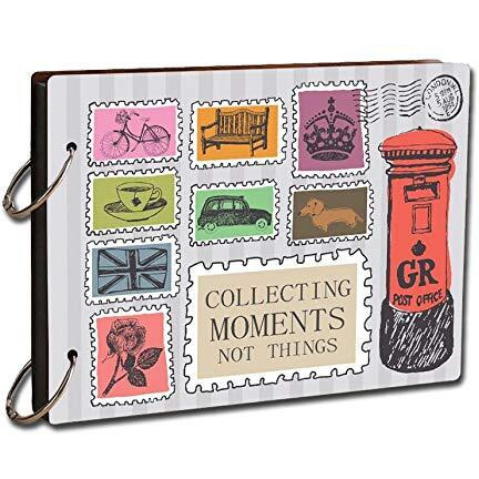 Printelligent Diy Travel Scrapbook Photo Album Diary - Remember And Share All Of Our Favorite Memories Small 9 X 6.5 Inch