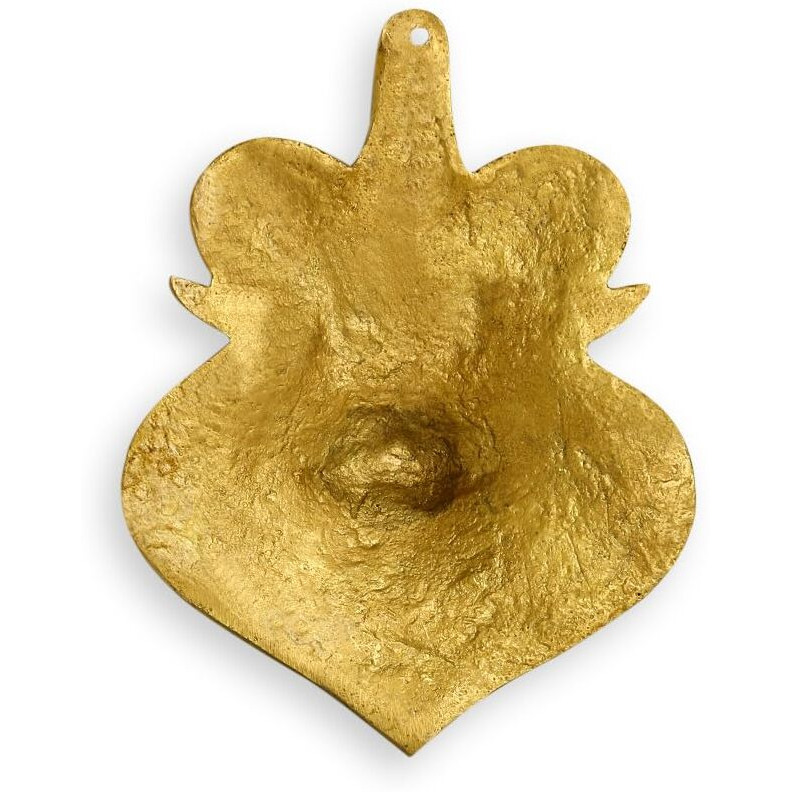 Exclusivelane 'Lord Yali' Wall Dcor Pure Brass Wall Hanging (6.2 Inches, 0.54 Kg)|Hand-Etched Brass Wall Decoration Item For Living Room Wall Hanging For Home Decoration