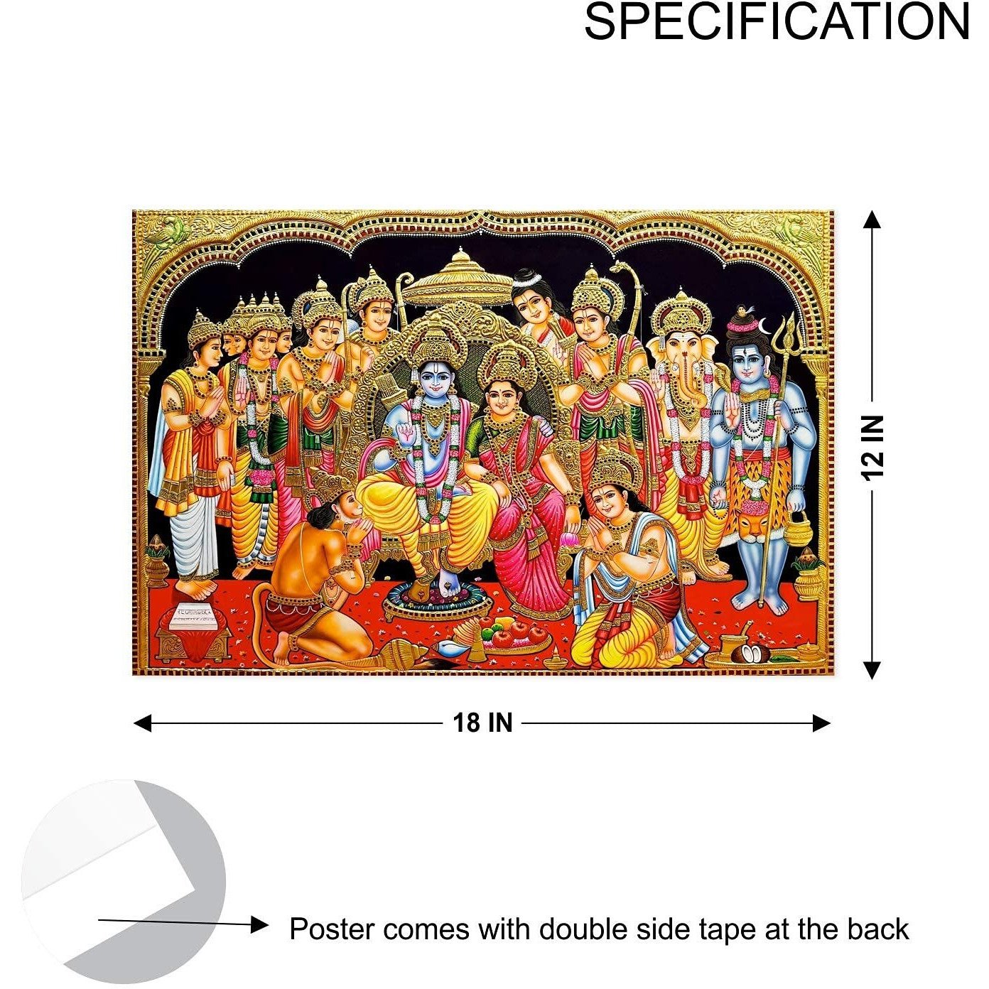Printelligent God Posters Collection 12 X 18 Inch