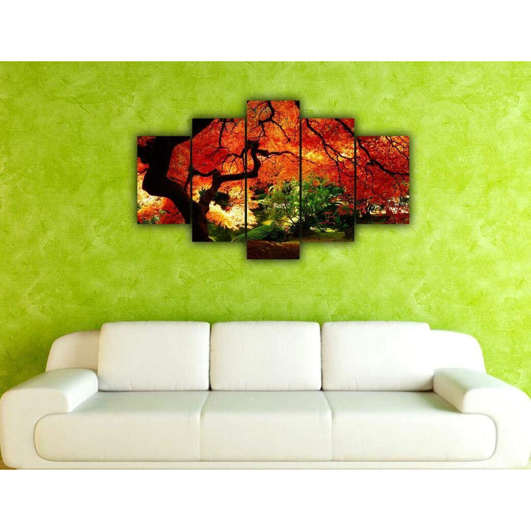 Go Hooked Multiple Frames Designer Printed Wall Dcor - 5 Frames/Wall Decor/Home Decor Print