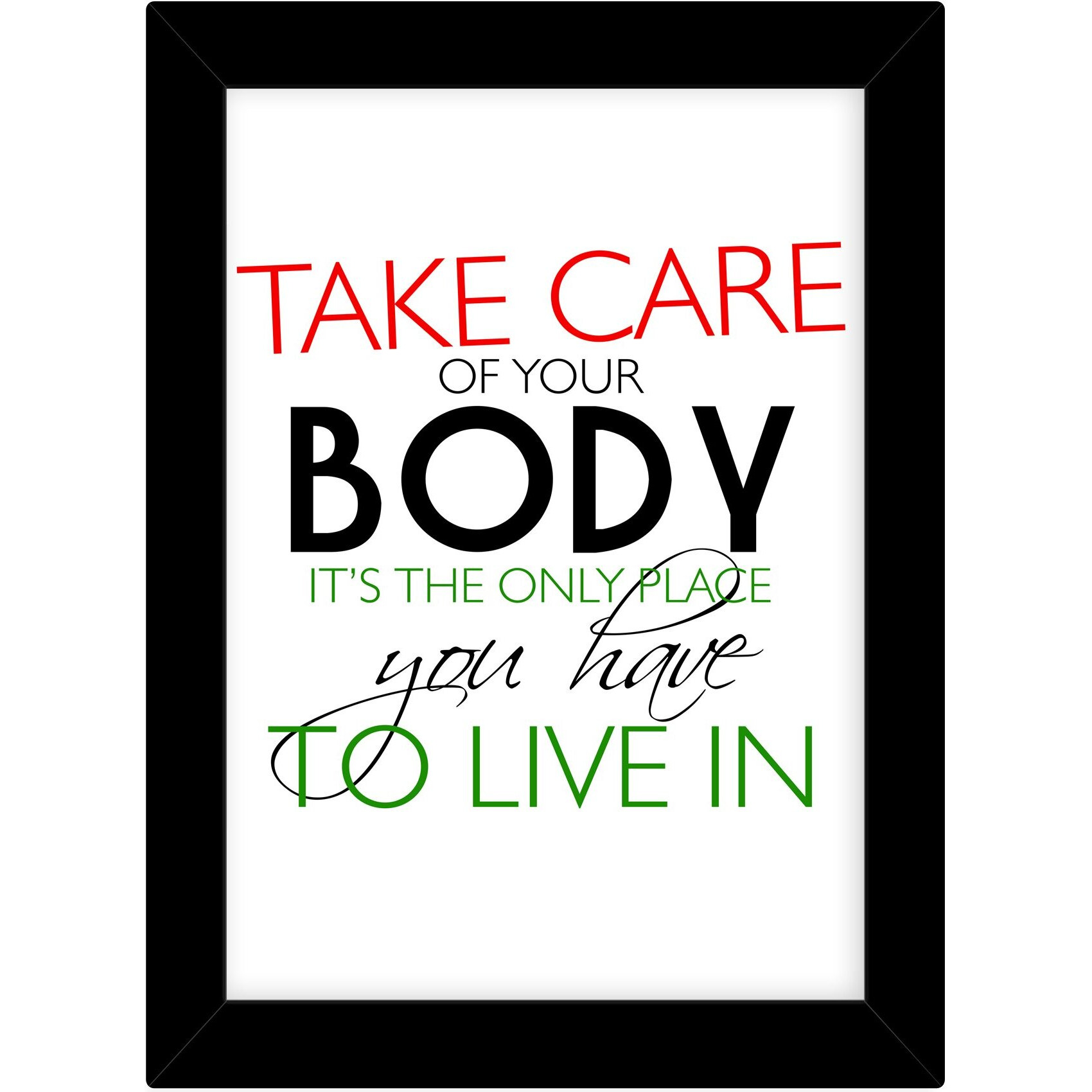 Tied Ribbons Engineered Wood Abstract Inspirational Poster, Black, Standard