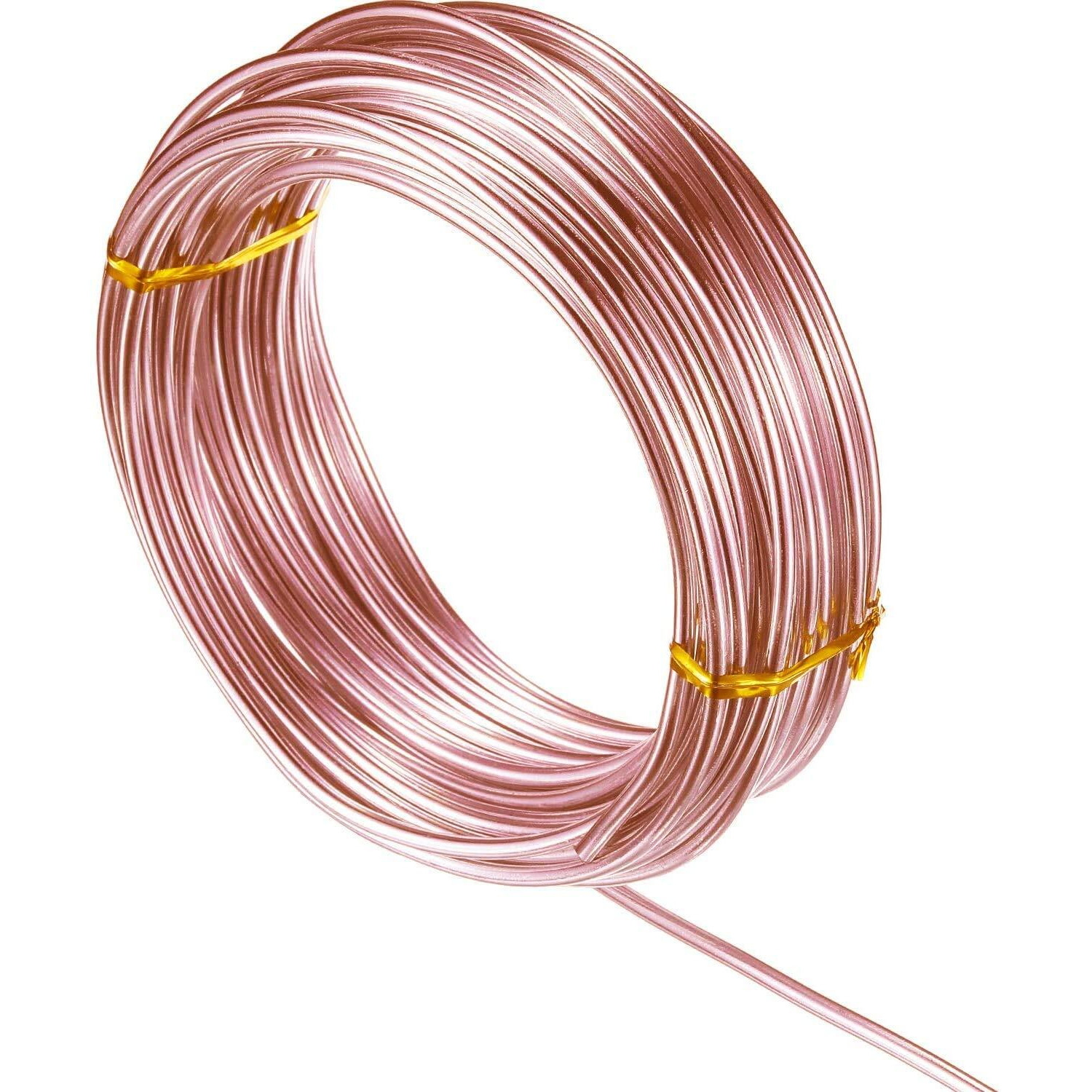 Beadsnfashion Copper Plated Aluminium Wire, Art And Craft Colourful Wire For Jewellery Making, Flower Decoration And Floral Arrangement 10 Mtrs, Size 2.50 Mm(10 Gauge)