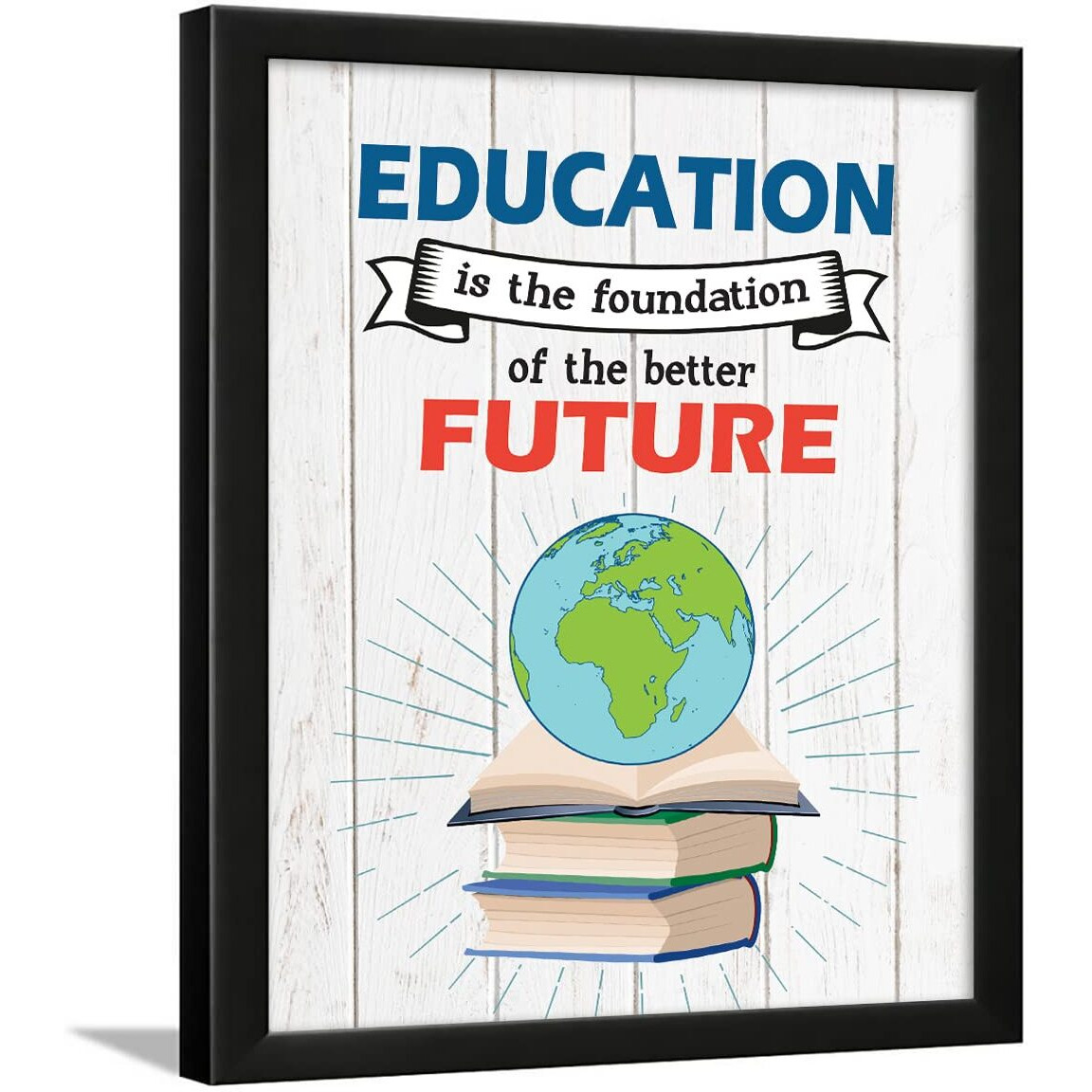 Chaka Chaundh - Educational Quotes Wall Frames - Educational Quote Frames - School & Institute Wall Decoration - College Wall Decor - Wall Hanging For School - (13.6 X 10.6 Inches)