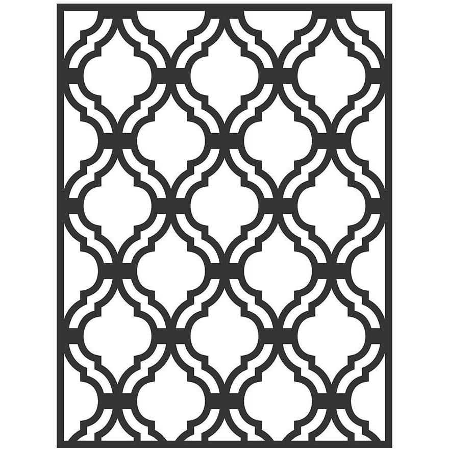 Itsy Bitsy Craft Store Stencil Lattice (7.3 X 9.7 Inches)