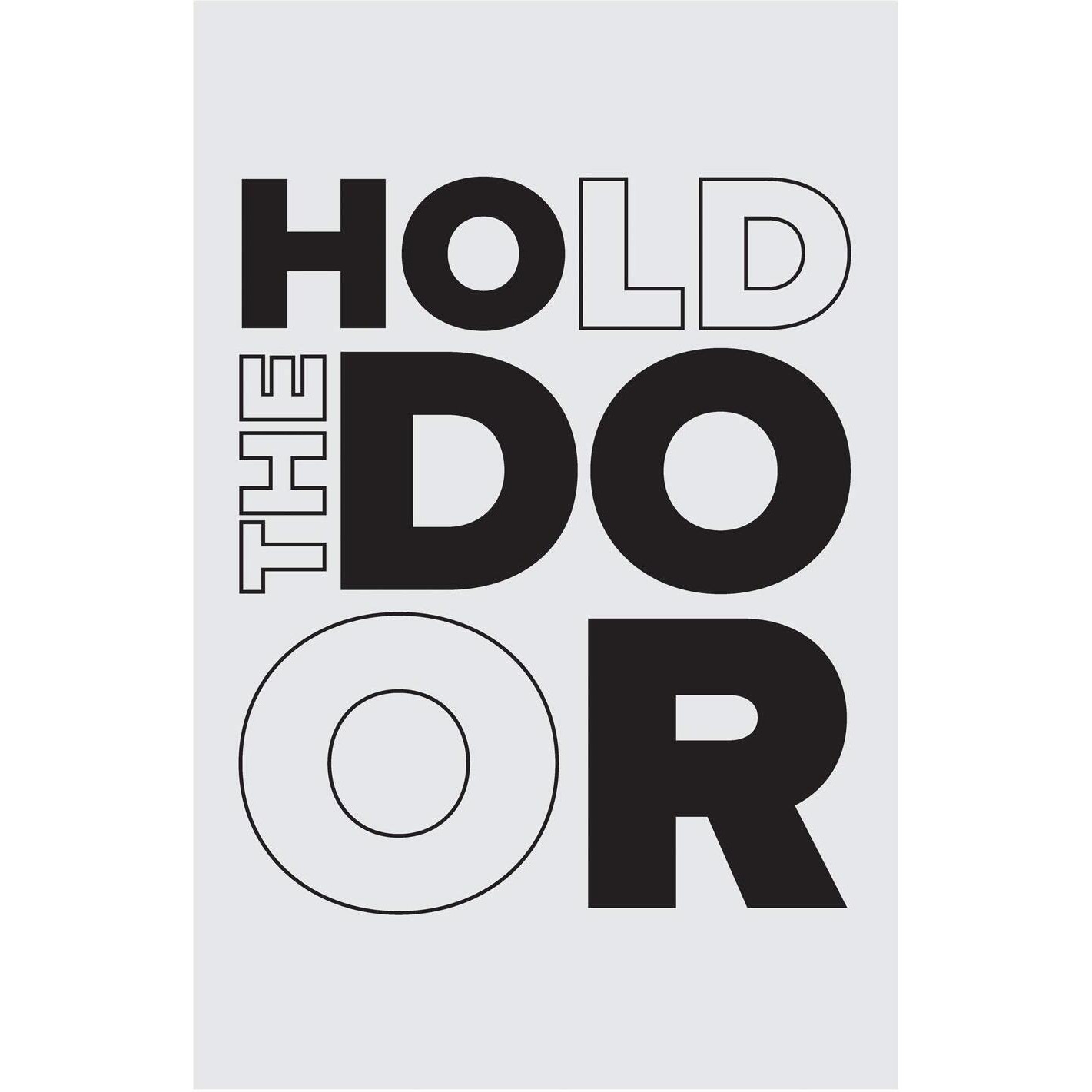 Inephos Game Of Thrones Hodor Hold The Door Poster, Grey, 300 Gsm Paper, 12 X 18 Inch