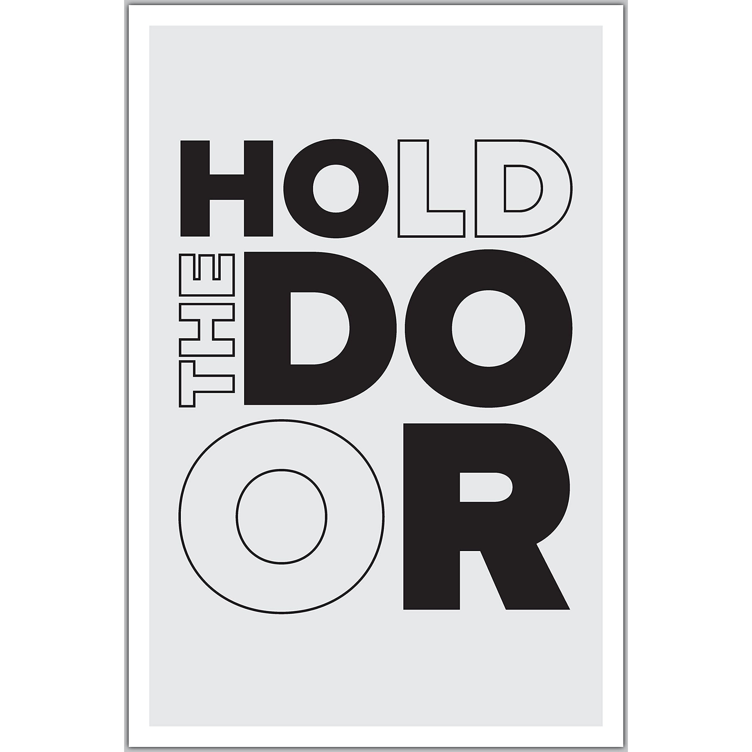 Inephos Game Of Thrones Hodor Hold The Door Poster, Grey, 300 Gsm Paper, 12 X 18 Inch