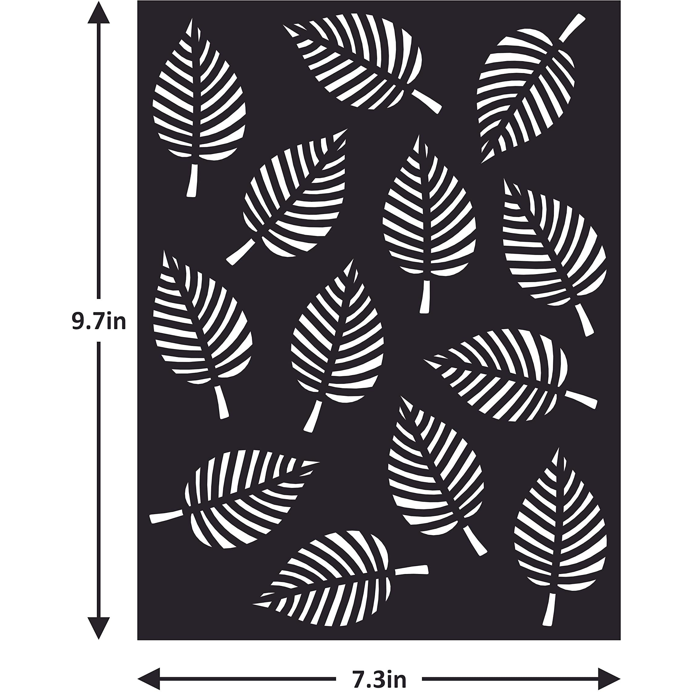 Little Birdie- Stencil Leaf | 7.3 X 9.7 Inch