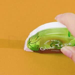 Lupinez Double Sided Tape Roller Scrapbooking Tape, Permanent Adhesive Tape Dispenser Runner For Crafts And Arts Projects Gift Wrapping(Multicolor) (D.Side Glue Tape -1)