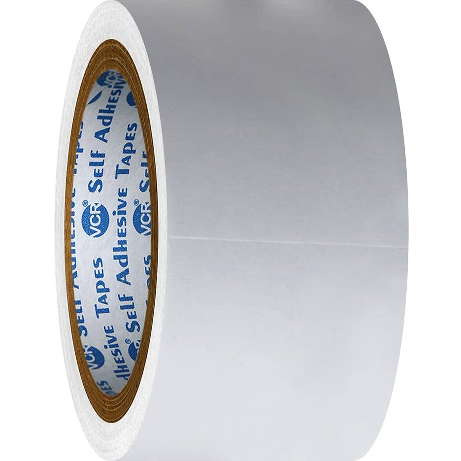 Vcr Double Side Tissue Tape - 10 Meters In Length - 48Mm / 02" Width - 02 Rolls Per Pack - Easy Tear For Double Sided Adhesive Use, Best For Arts, Crafts, Photography, Scrapbooking., White