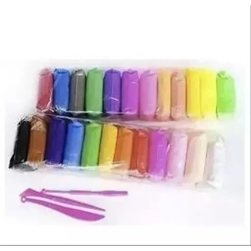 Eclet (Pack Of 12) Air Dry Clay, Colorful Children Soft Clay, Creative Art Crafts, Gifts For Kids-Multi Color. Non-Toxic Modeling Magic Fluffy Foam Bouncing Clay Putty Kit For Kids With Tools .160