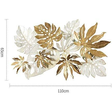 World Decor White Chinese Leaf Wall Decor (40 * 02 * 28 In)