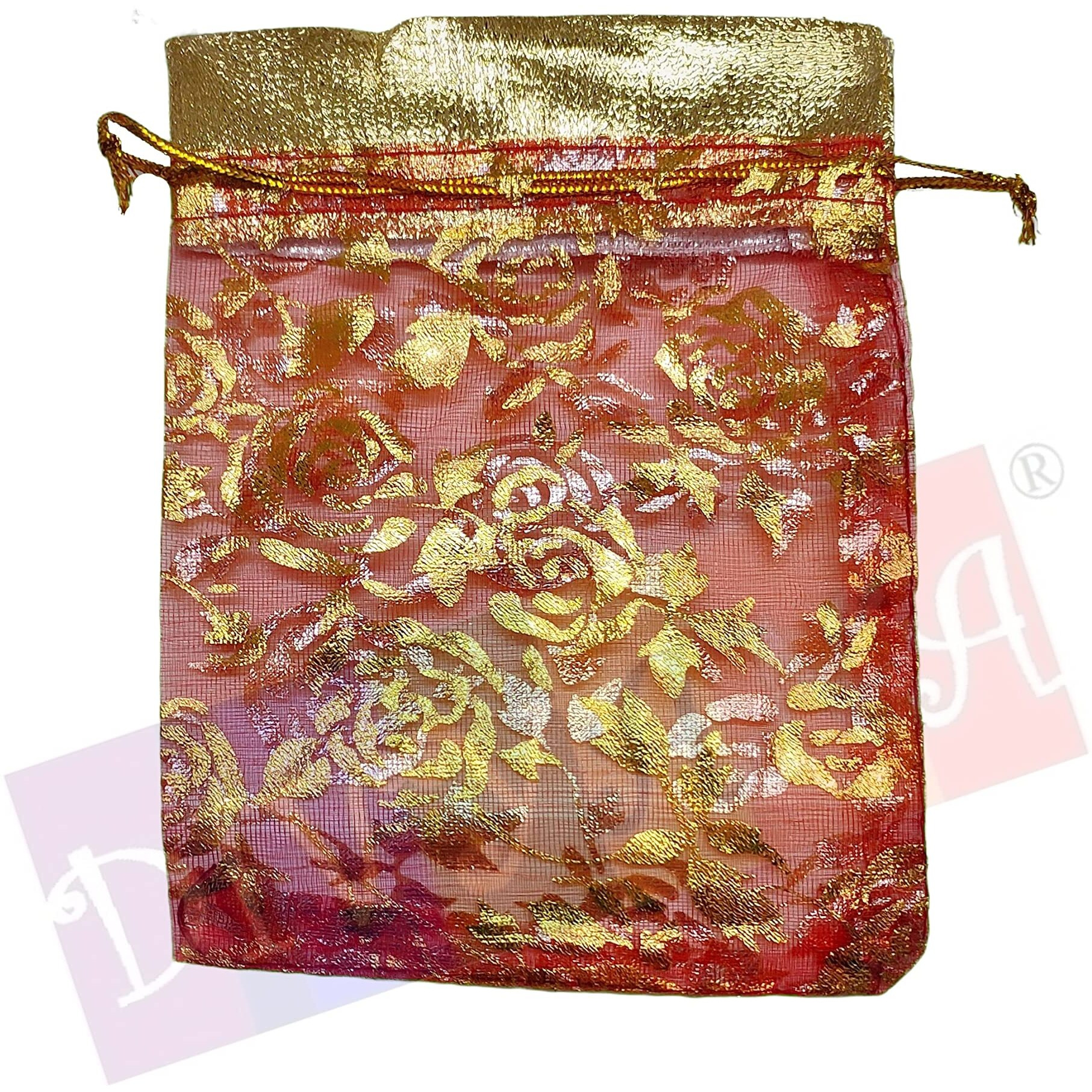 Divyana Multipurpose Party Favor Pouches/Bags, 4X5 Inch, Multicolour, Pack Of 30